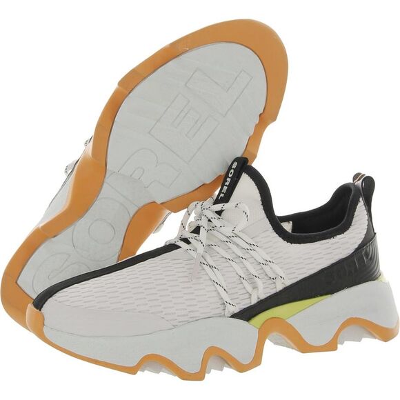 Sorel Womens Kinetic Impact II White Fitness Running Shoes Sneakers New - Picture 2 of 3